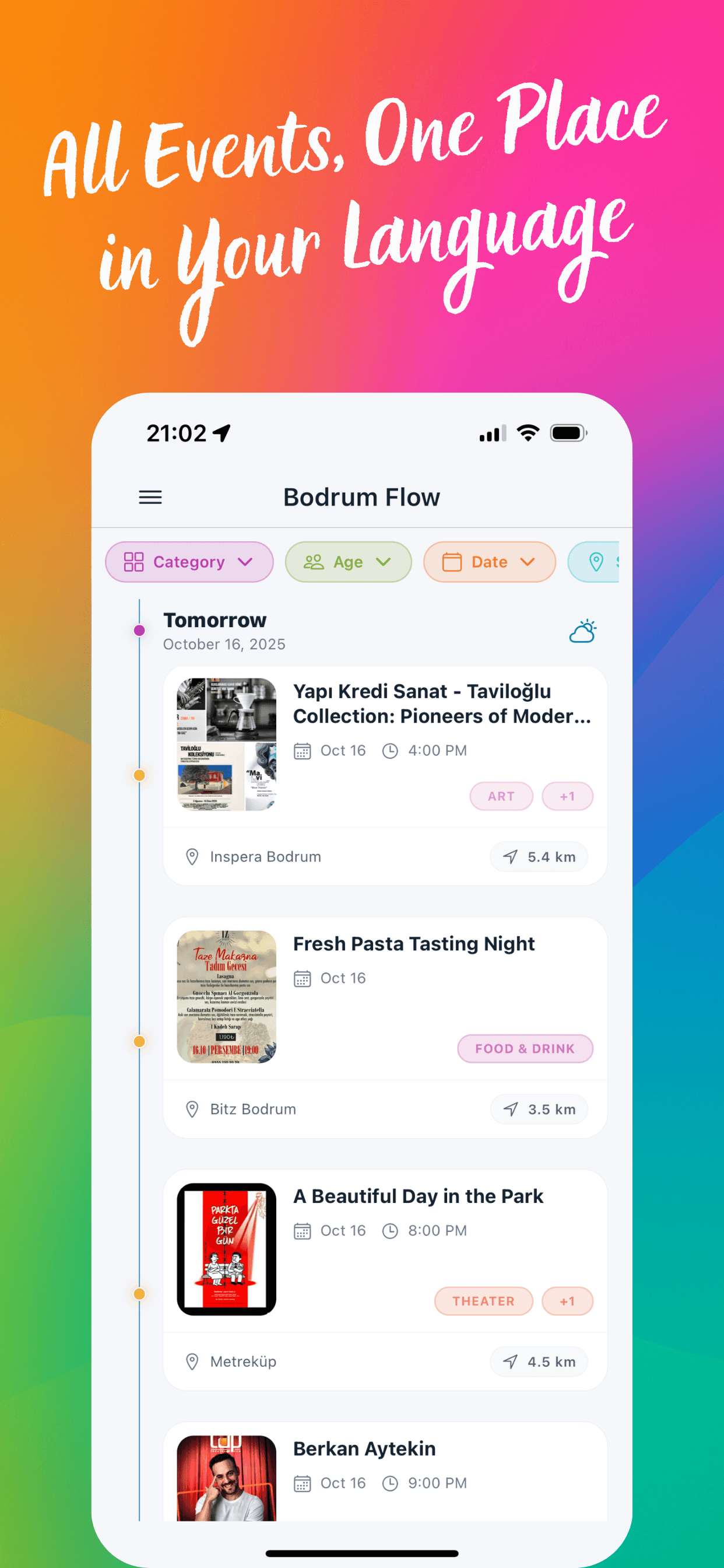 Bodrum Flow mobile app screenshot 2