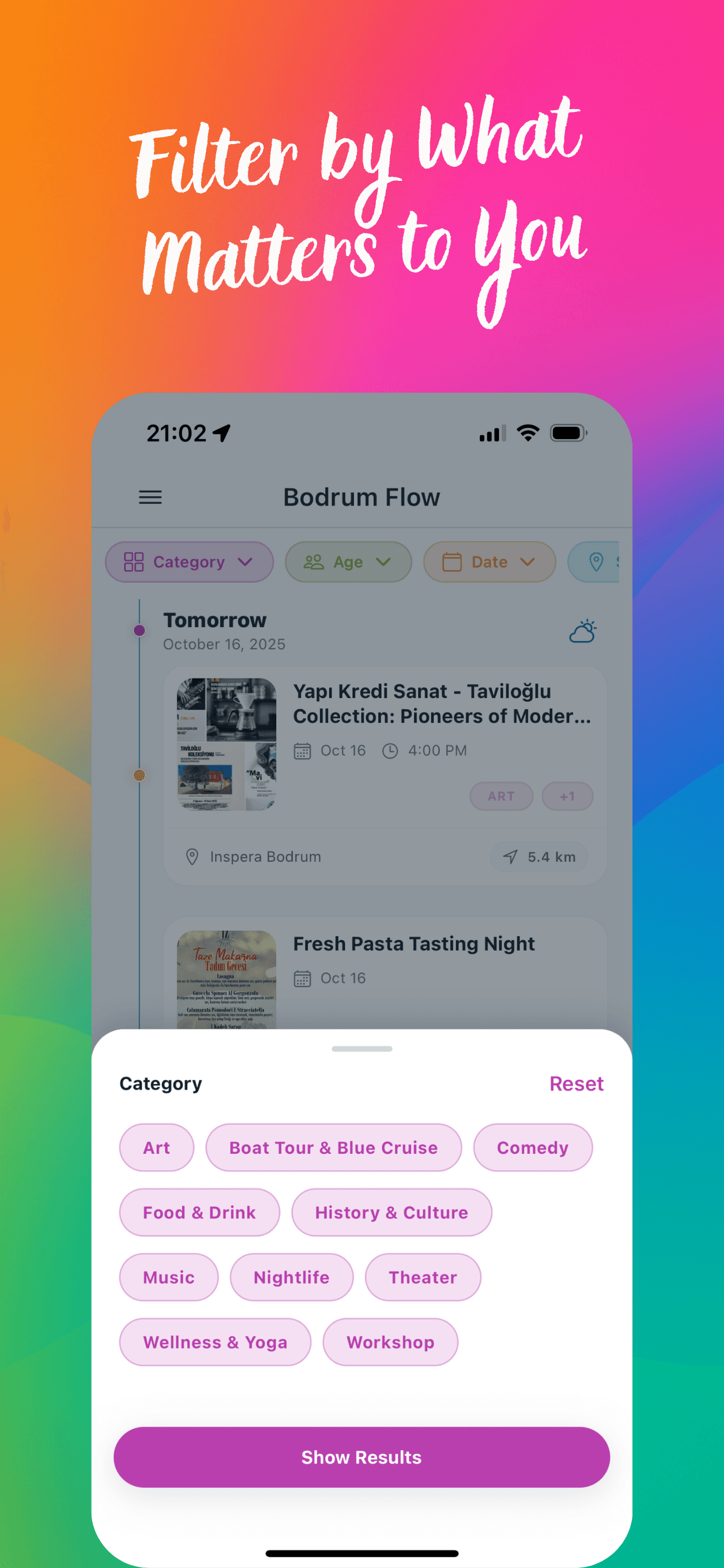 Bodrum Flow mobile app screenshot 3